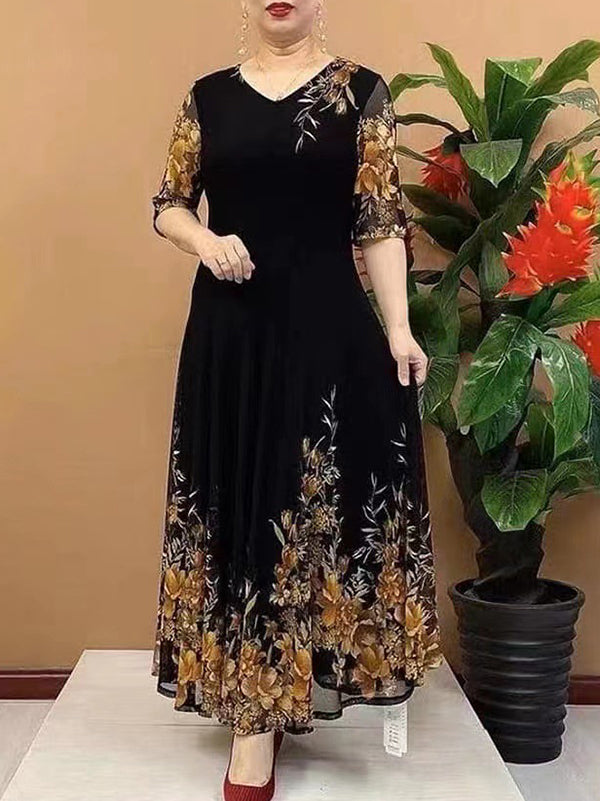 Flattering Floral Dress