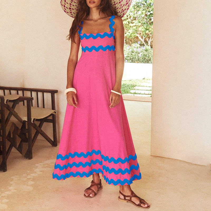 New Sling Printed Women'S Dress