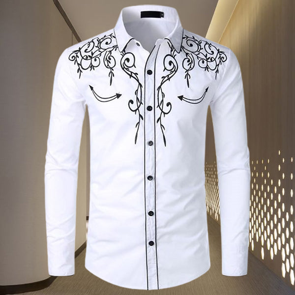 Stylish Embroidered Men's Shirts – jialoe