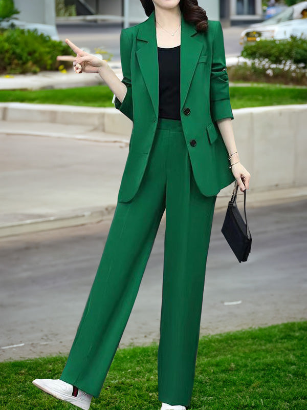 Elegant Lady'S Three-Piece Suit