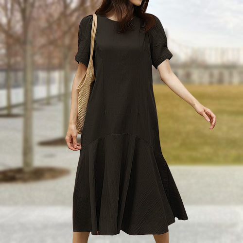 Fashion Women's Round Neck Dress