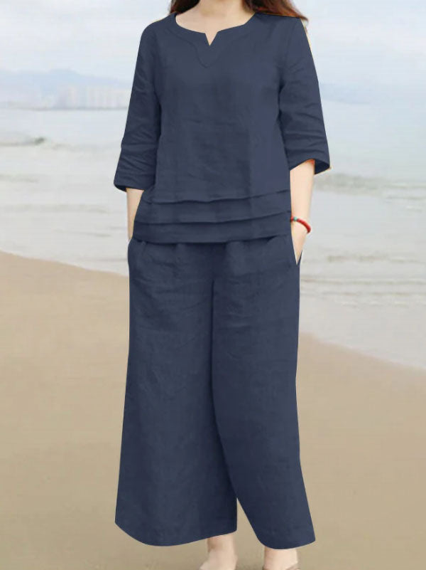 New Arrival Casual Good Looking Ladies Two Piece Suit