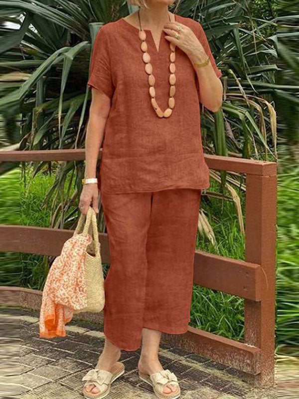 Casual Temperament Versatile Ladies Two-Piece Suit