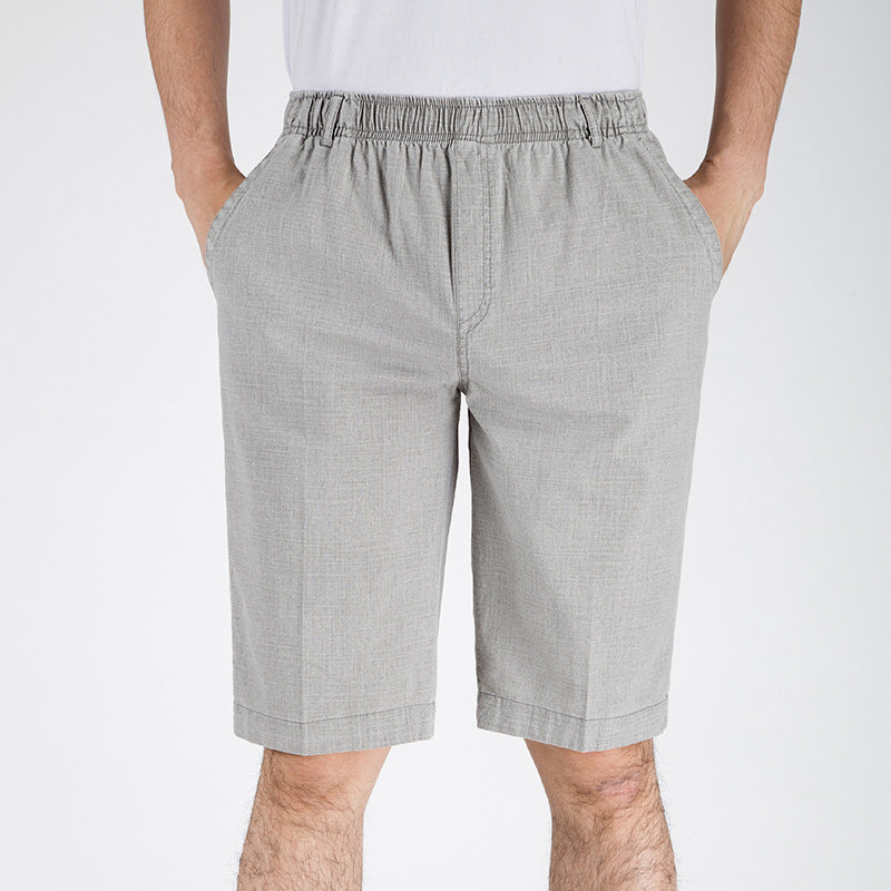 Men's Comfort Fit Linen Casual Shorts