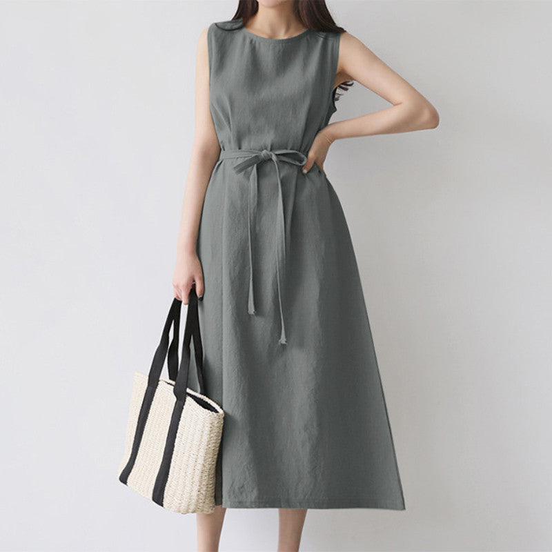 Women's Fashion Round Neck Dress