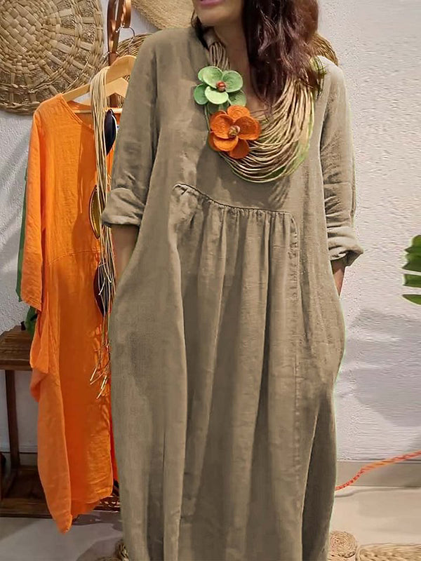 Thick Outdoor Casual All-Match Women's Dress