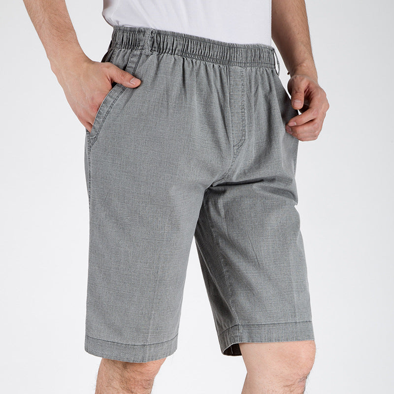 Men's Comfort Fit Linen Casual Shorts