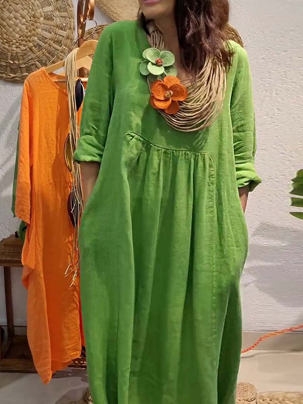 Thick Outdoor Casual All-Match Women's Dress