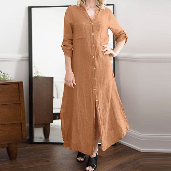 Elegant Simple Pocket Dress