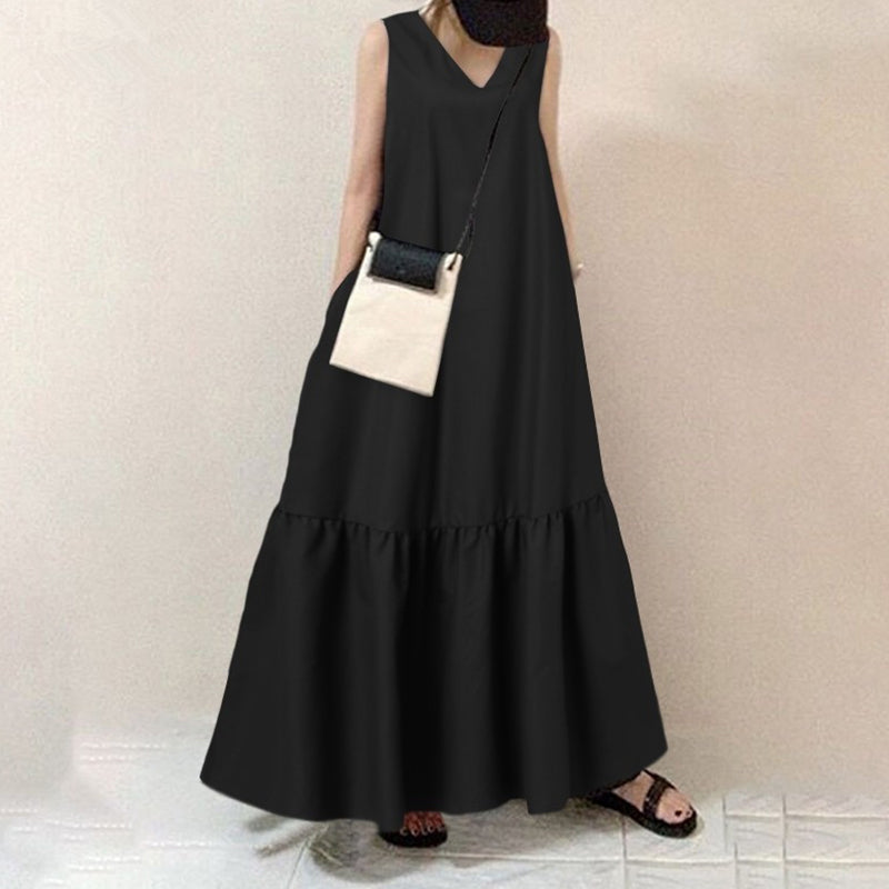 Ladies Casual Sleeveless Dress