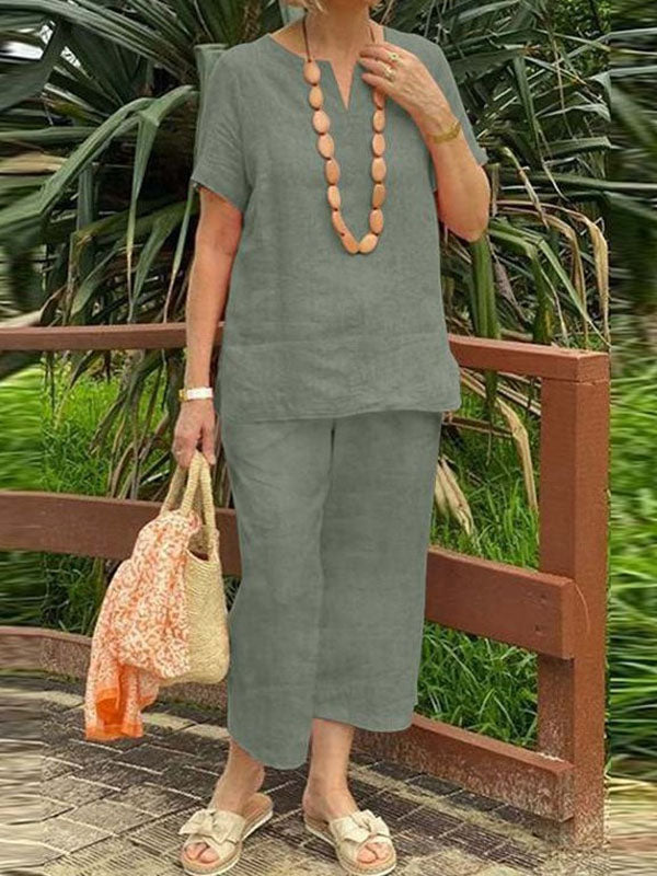 Casual Temperament Versatile Ladies Two-Piece Suit