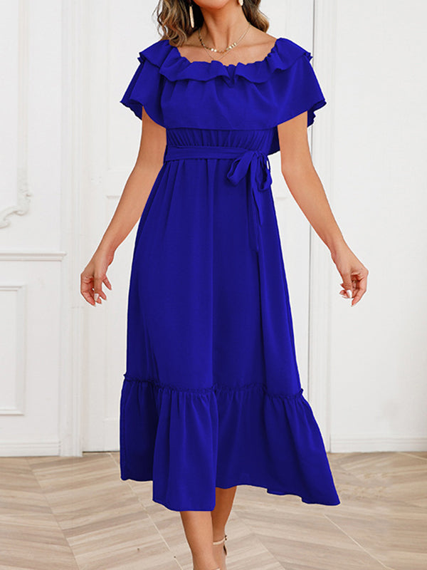 Off Shoulder Neckline Dress