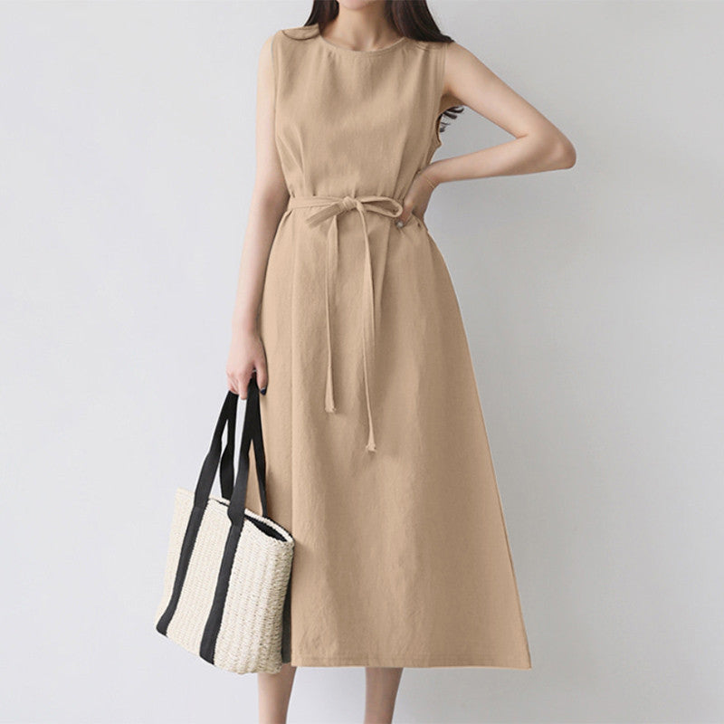 Women's Fashion Round Neck Dress