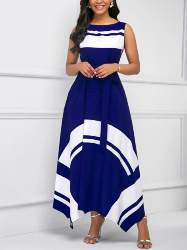 Sleeveless Printed Women's Dress