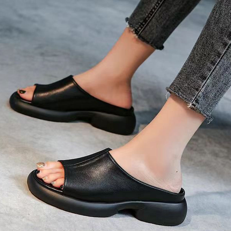 Versatile Thick-Soled Comfortable Soft-Soled Slippers