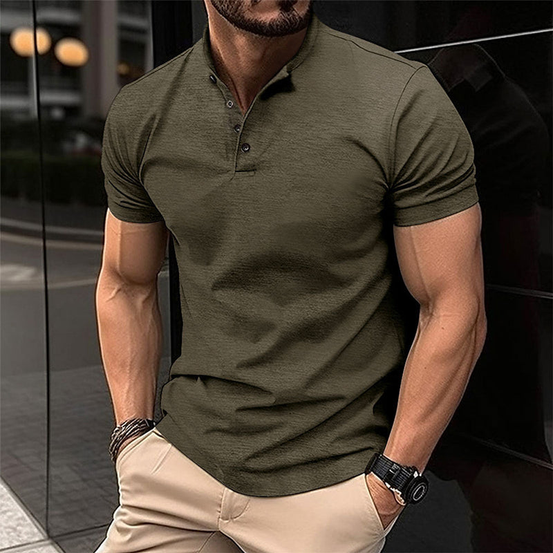 Elegant Men'S Casual Top