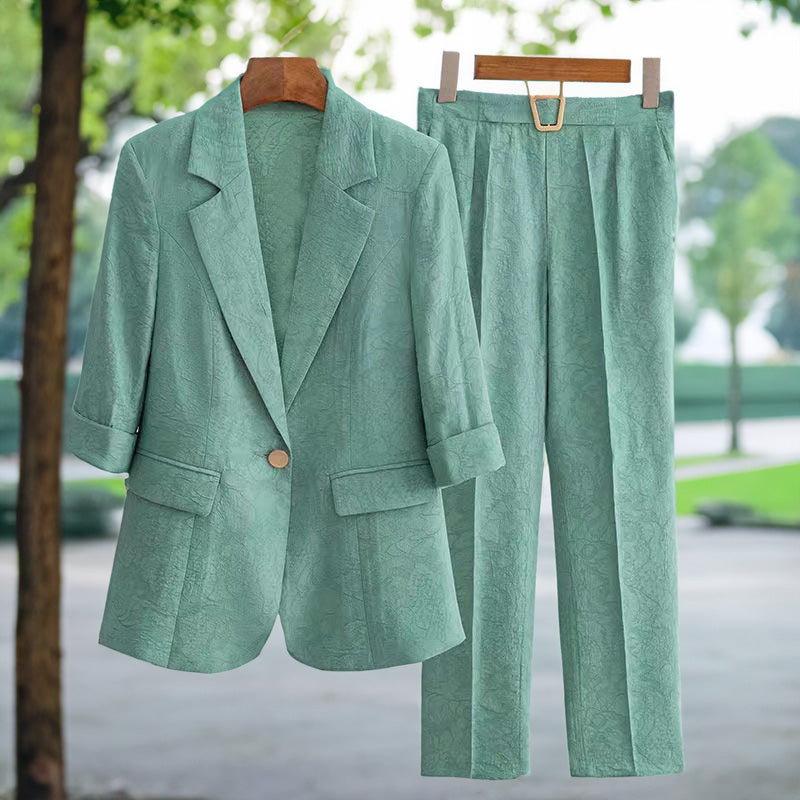 Elegant Casual Ladies Two Piece Suit