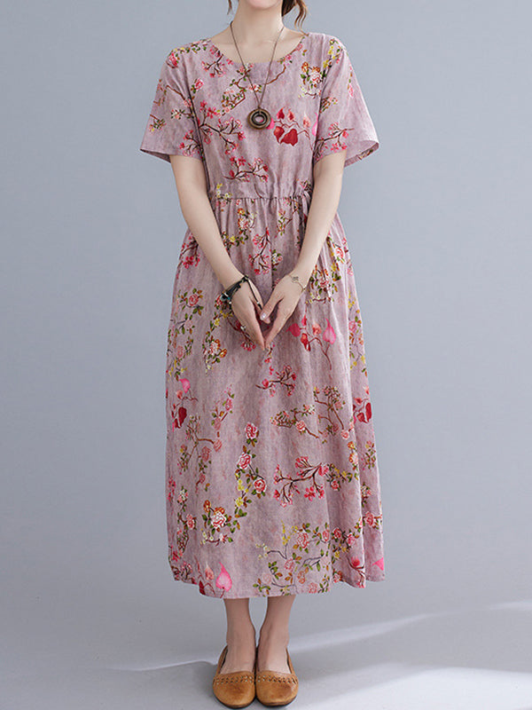 Casual Elegant Printed Dress