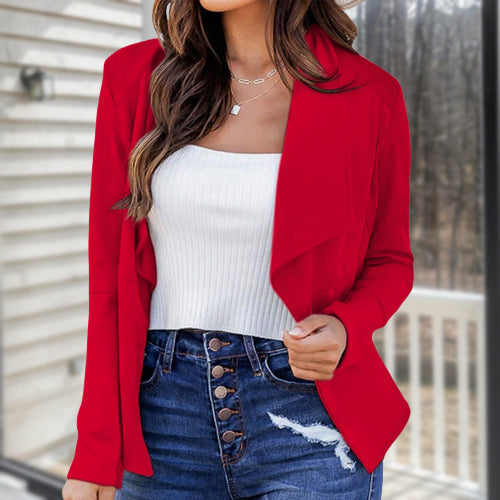 Casual Lapel Ladies Blazer