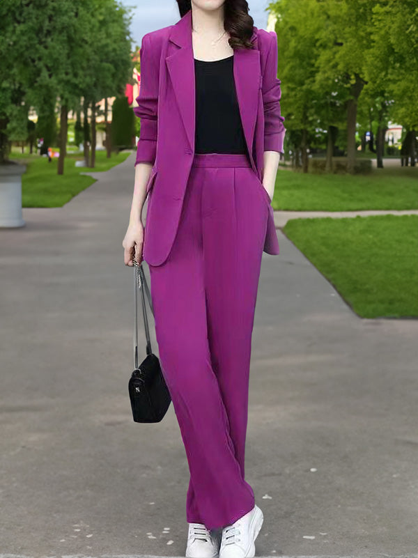 Elegant Lady'S Three-Piece Suit