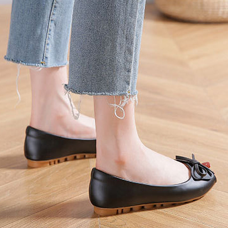 New Style Temperament Fish Mouth Bow Non-Slip Shoes