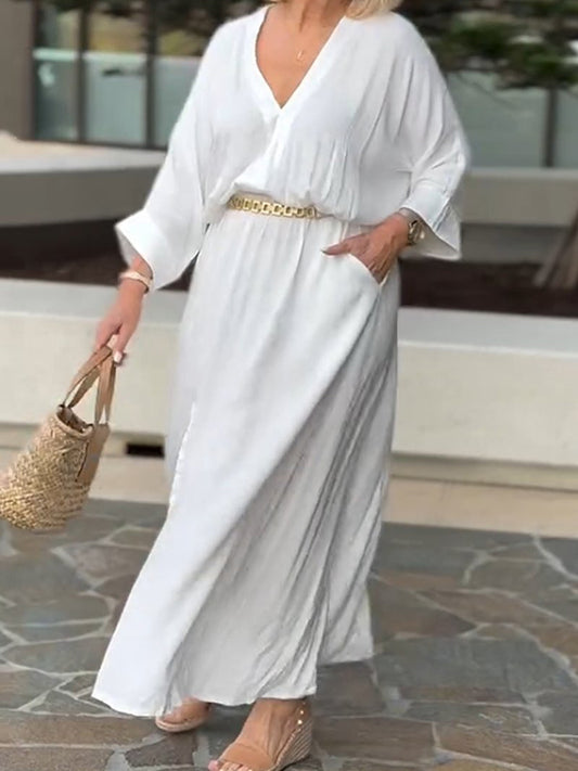 Elegant Casual Slit Women's Dress