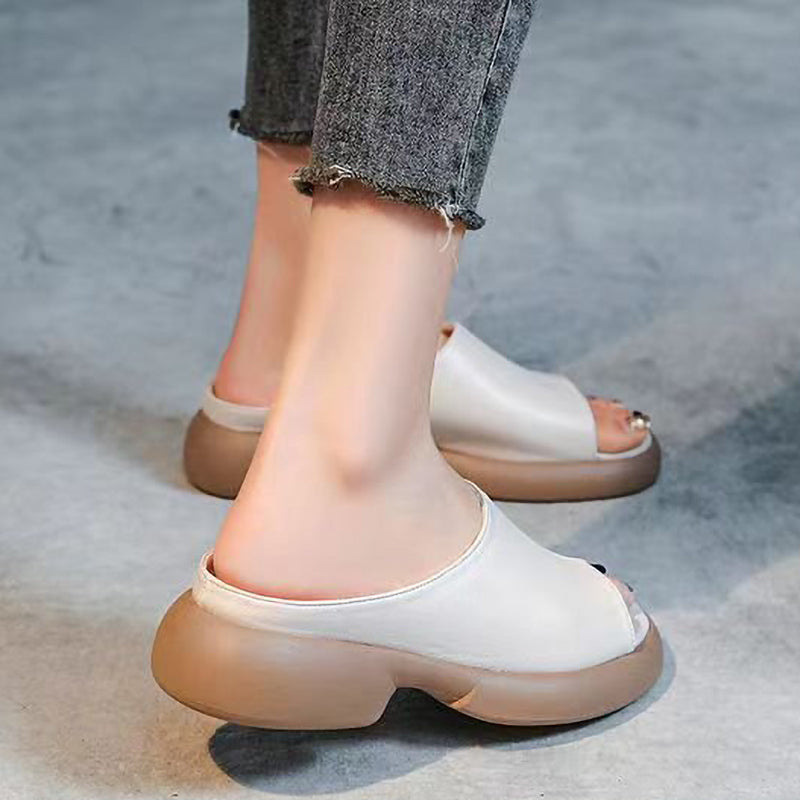 Versatile Thick-Soled Comfortable Soft-Soled Slippers
