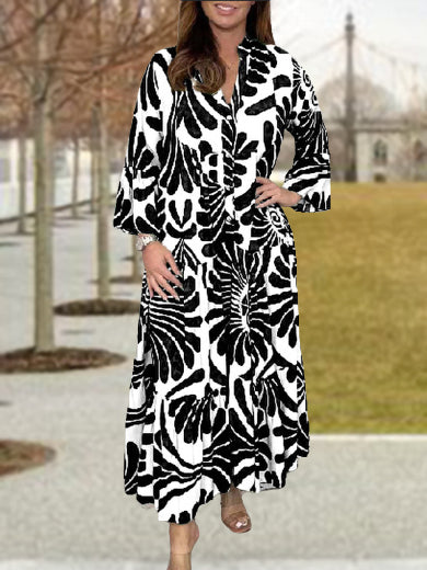 Printed Casual Women's Dress