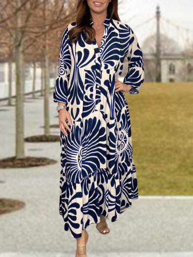 Printed Casual Women's Dress