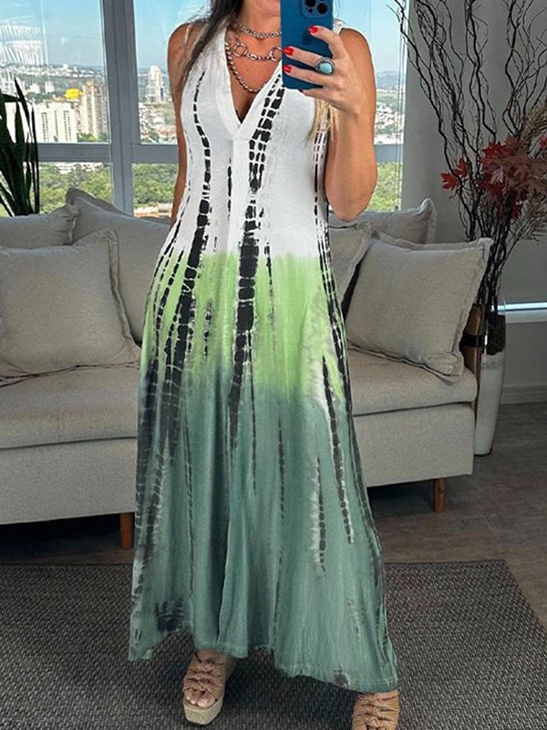Versatile Fashionable Color-Block Women's Dress