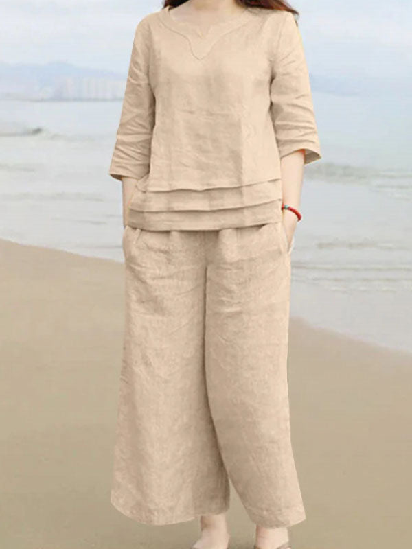 New Arrival Casual Good Looking Ladies Two Piece Suit