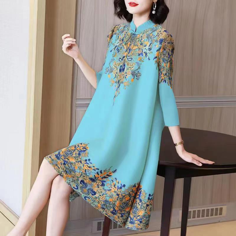 Elegant Printed Women's Dress