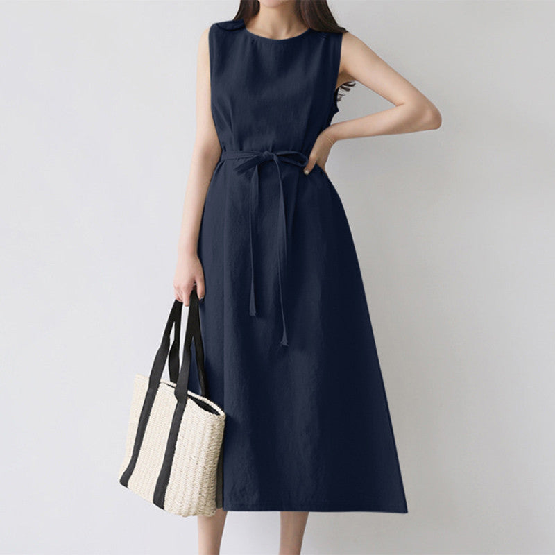 Women's Fashion Round Neck Dress