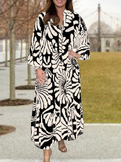 Printed Casual Women's Dress