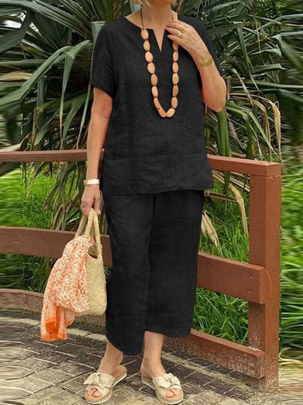 Casual Temperament Versatile Ladies Two-Piece Suit