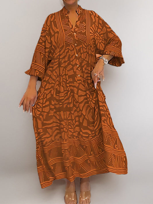 Temperamental Commuter Printed Ladies Dress