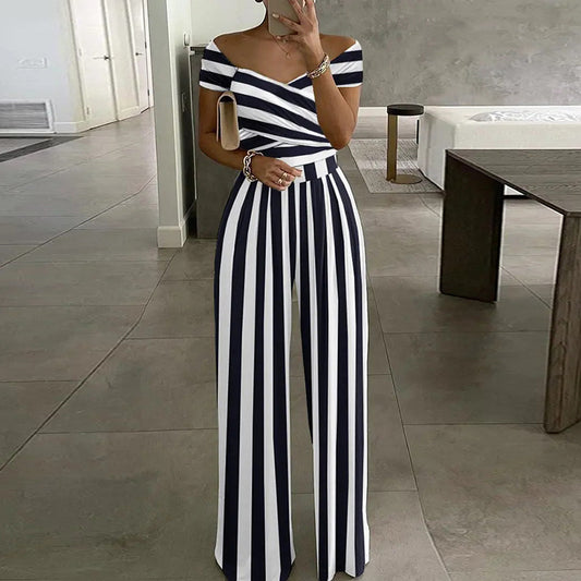 Fashion Printed Women's Jumpsuit