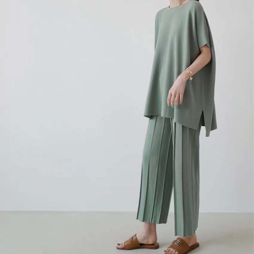 Fashion Vertical Stripe Casual Suit