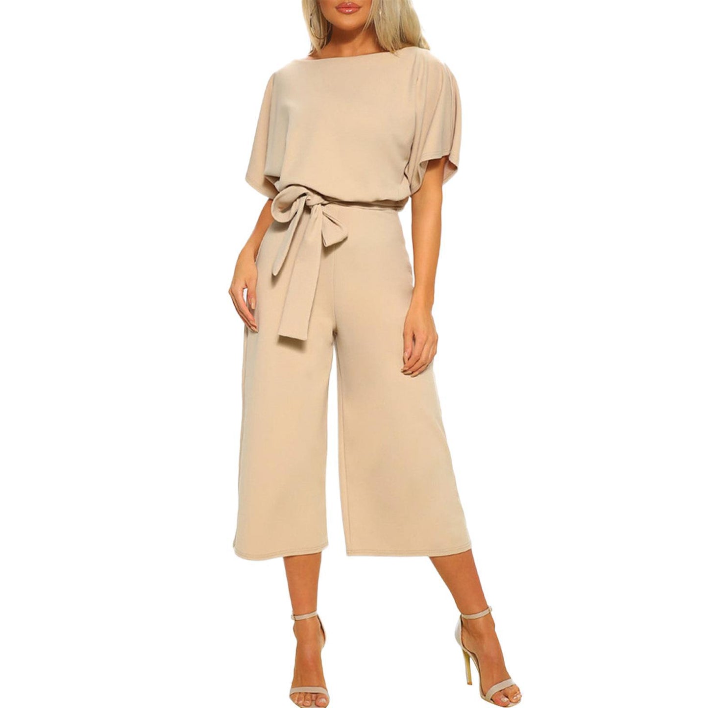 Fashion Casual Butterfly Lace Jumpsuit