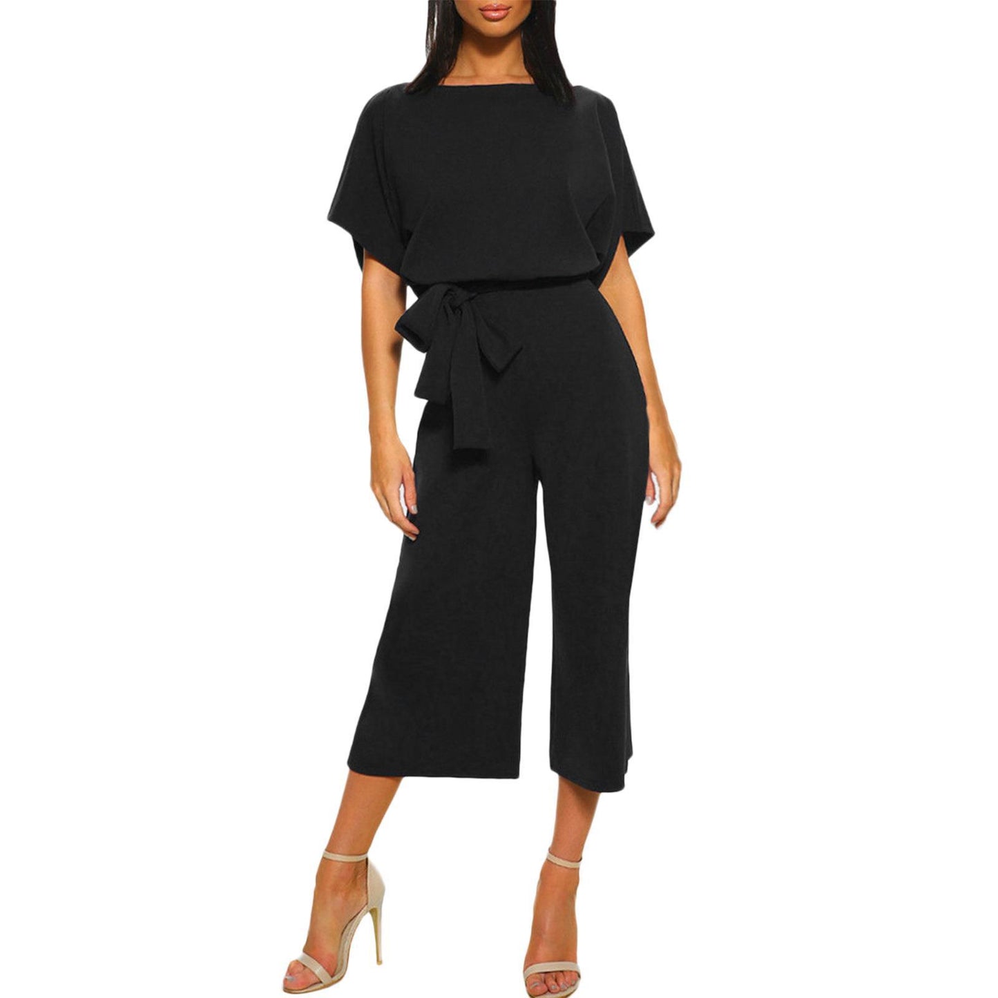 Fashion Casual Butterfly Lace Jumpsuit