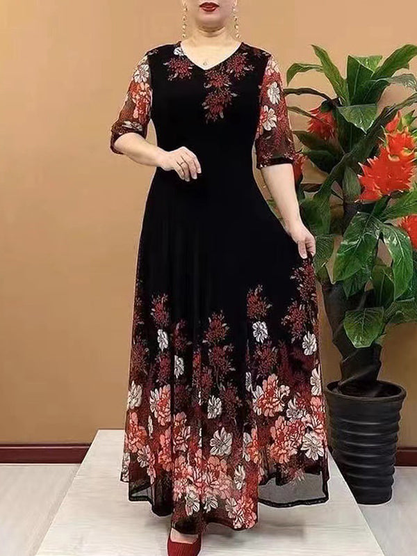Flattering Floral Dress