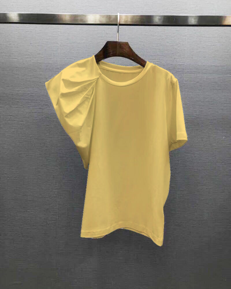 Round Neck Floral T-shirt