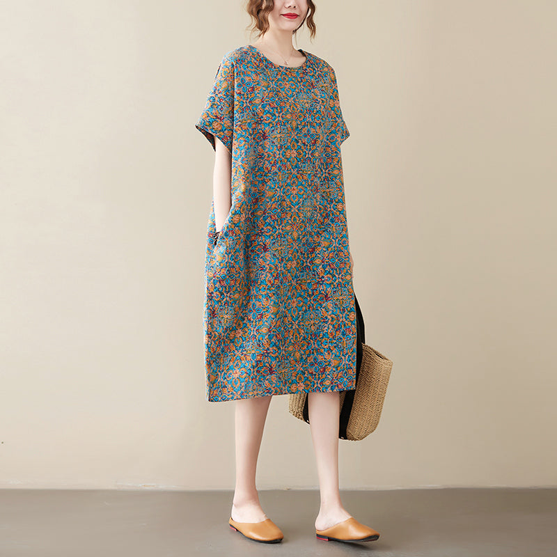 Vintage Print Dress