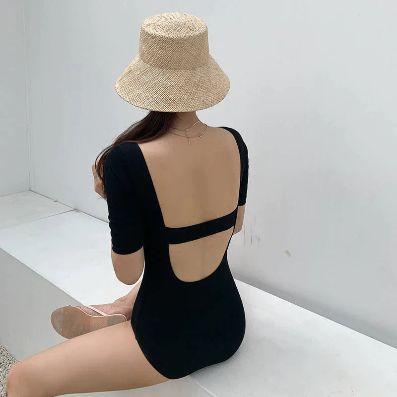 New Backless One Piece Swimsuit