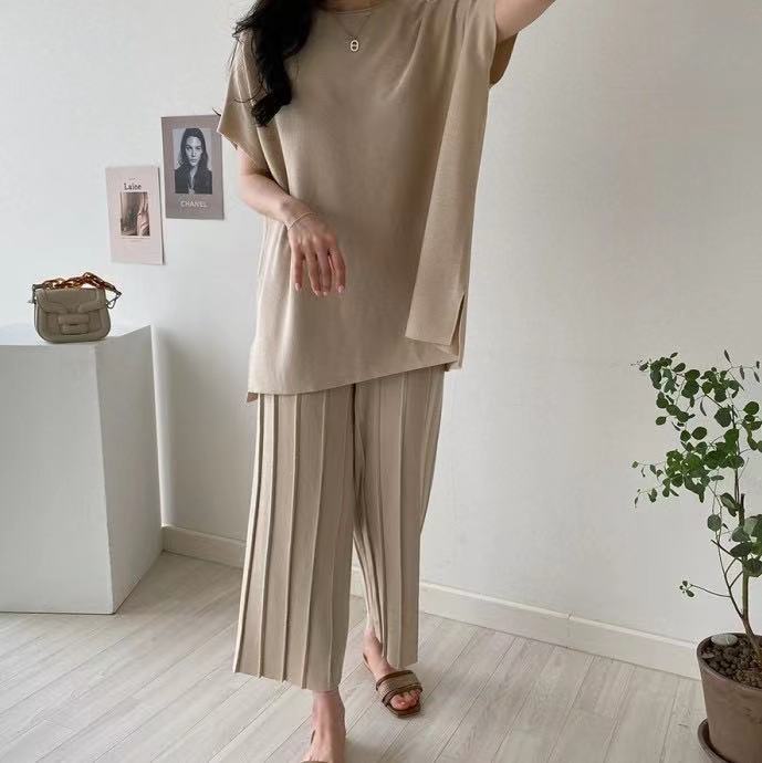 Fashion Vertical Stripe Casual Suit