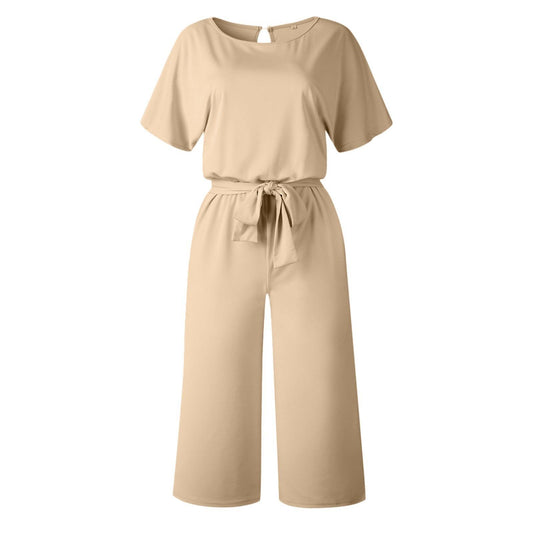 Fashion Casual Butterfly Lace Jumpsuit
