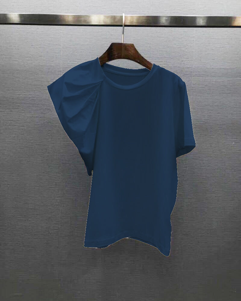 Round Neck Floral T-shirt