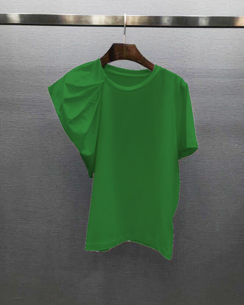 Round Neck Floral T-shirt
