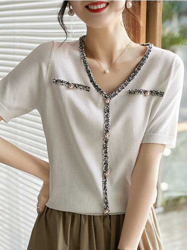 New Fashion Casual V-Neck Shirt