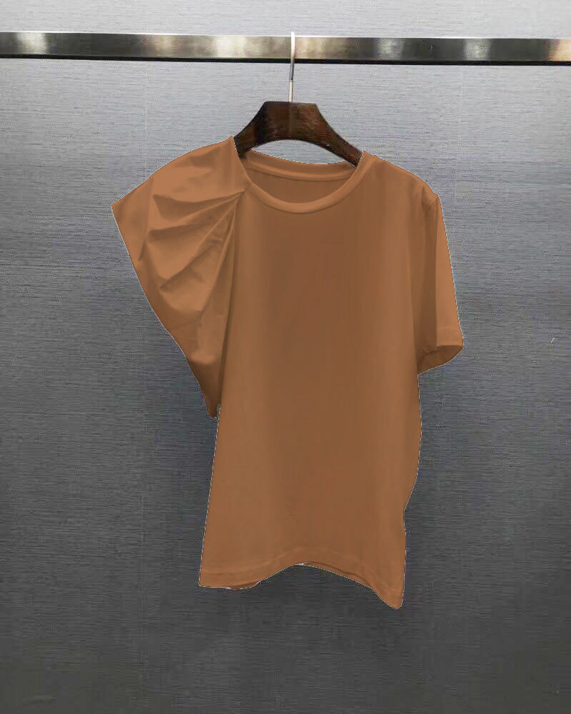 Round Neck Floral T-shirt
